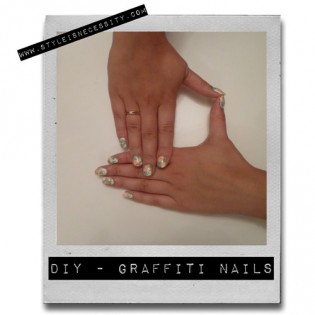 DIY - GRAFFITI NAILS 