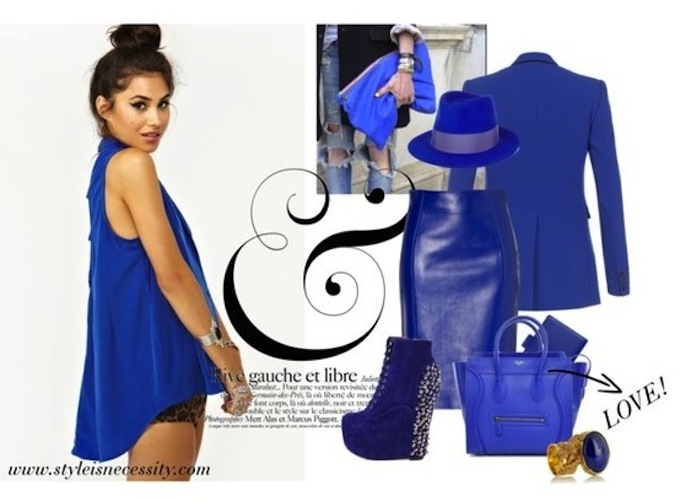 AUTUMN WINTER TREND! COBALT BLUE