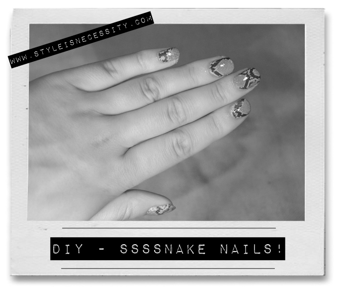 DIY NAIL CANDY! SNAKE IT UP!!