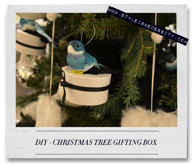 DIY – CHRISTMAS TREE GIFTING BOX