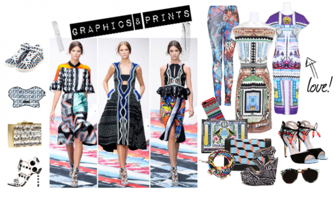 Graphic prints – Key trend Spring summer 2013